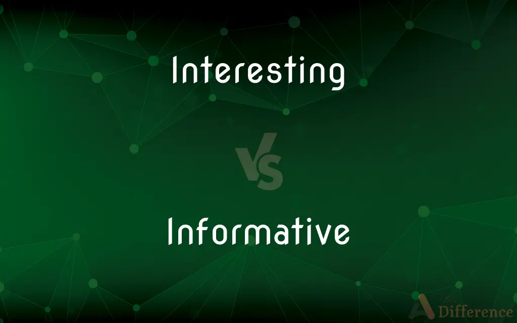 Interesting vs. Informative — What's the Difference?