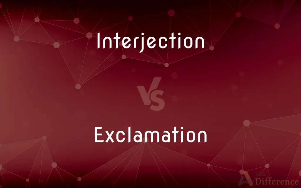 Interjection vs. Exclamation — What's the Difference?