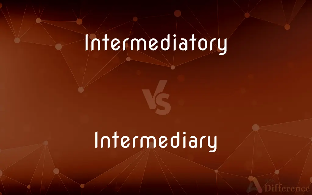 Intermediatory vs. Intermediary — Which is Correct Spelling?