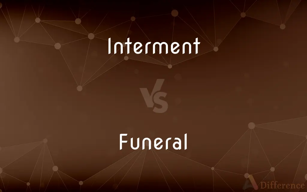 Interment vs. Funeral — What's the Difference?