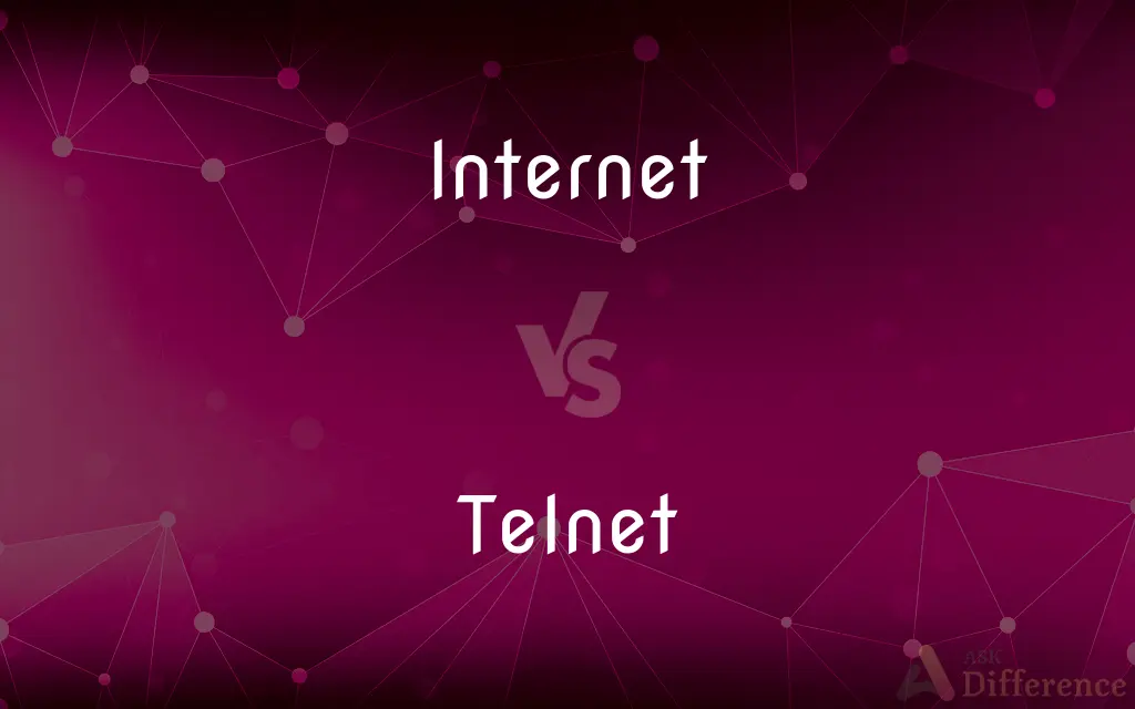 Internet vs. Telnet — What's the Difference?