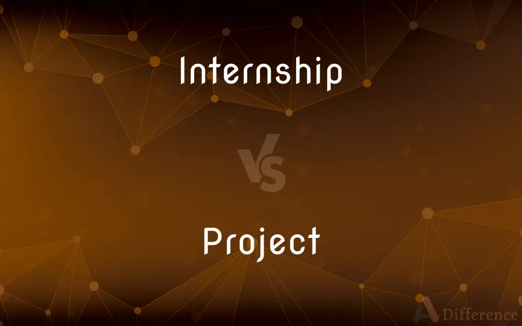 Internship vs. Project — What's the Difference?