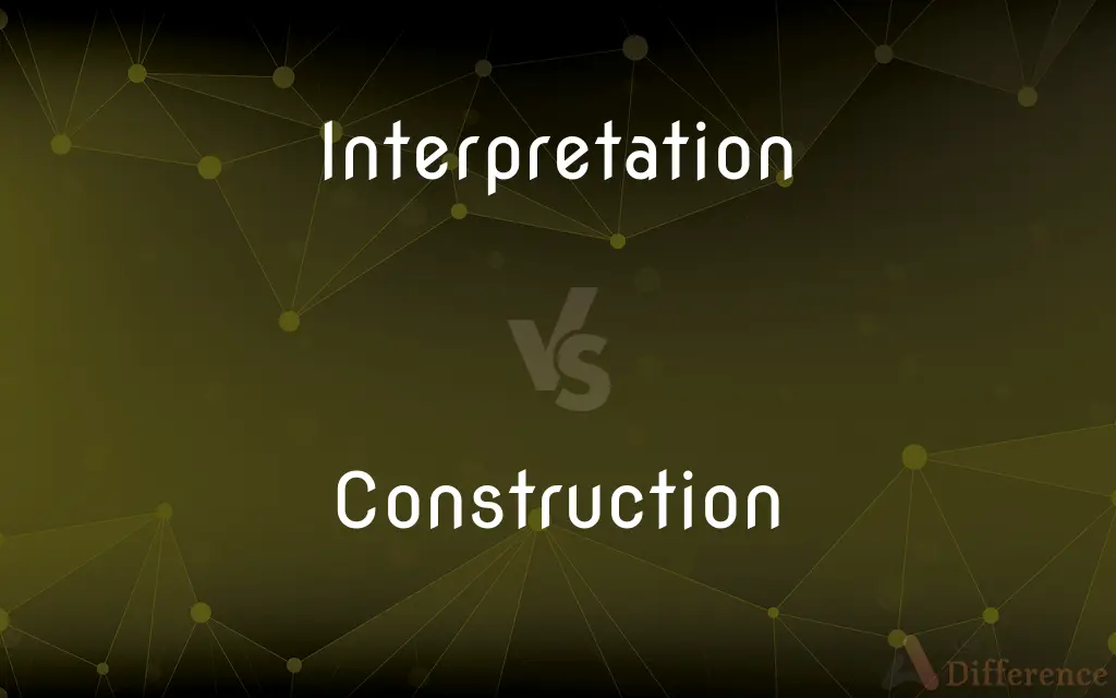 Interpretation vs. Construction — What's the Difference?