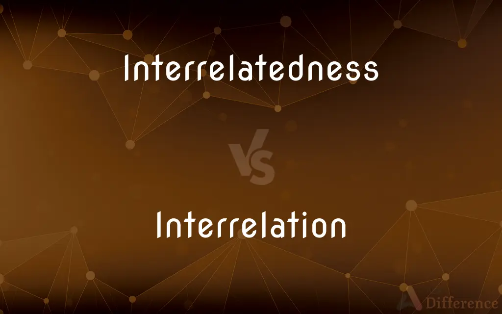 Interrelatedness vs. Interrelation — What's the Difference?