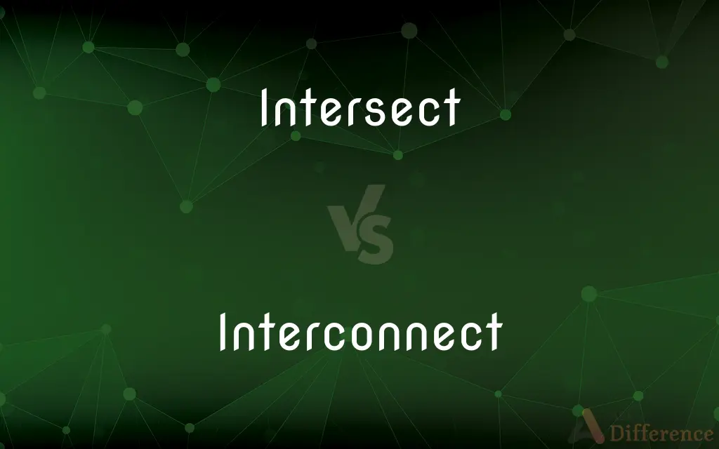 Intersect vs. Interconnect — What's the Difference?