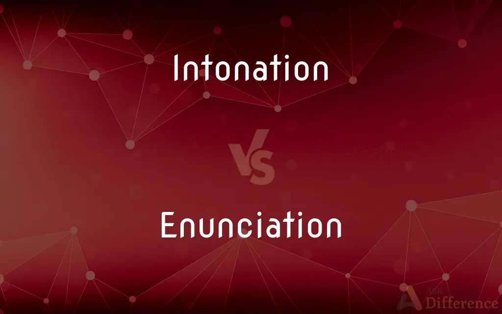 Intonation vs. Enunciation — What's the Difference?