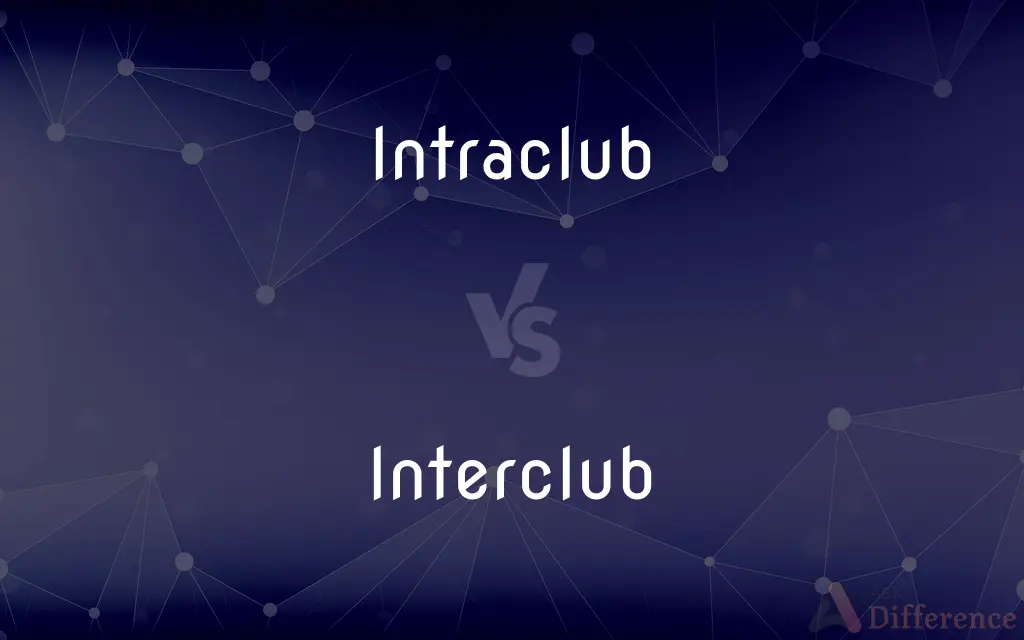 Intraclub vs. Interclub — What's the Difference?