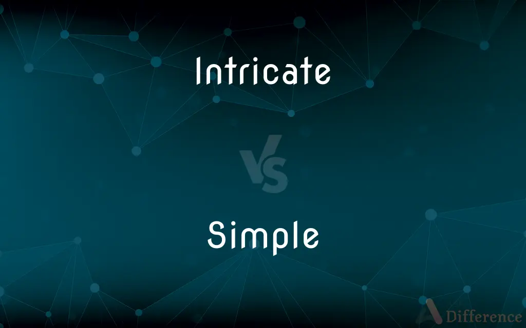 Intricate vs. Simple — What's the Difference?