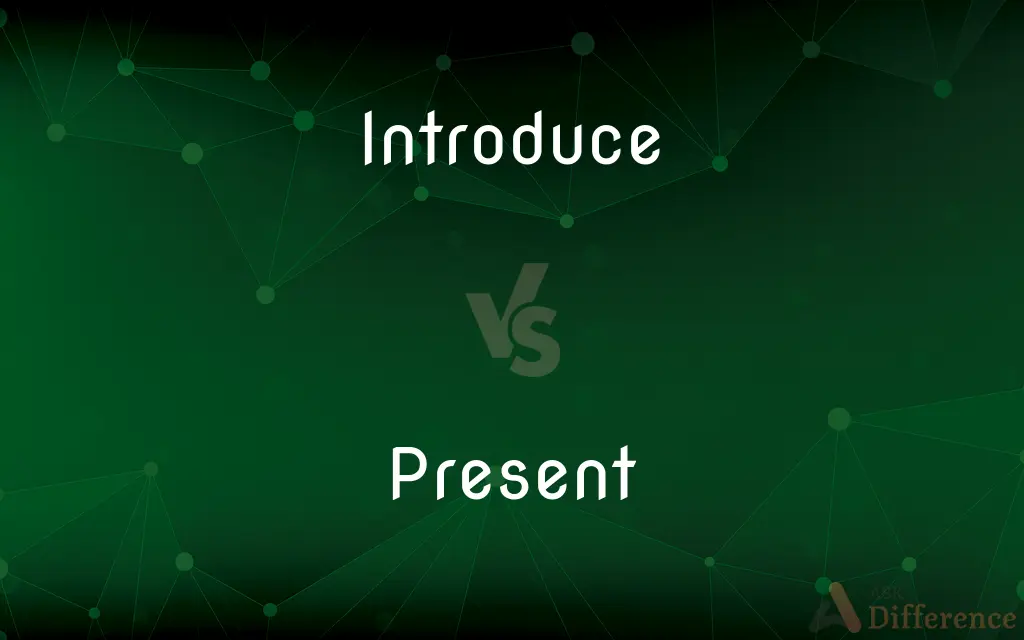 Introduce vs. Present — What's the Difference?
