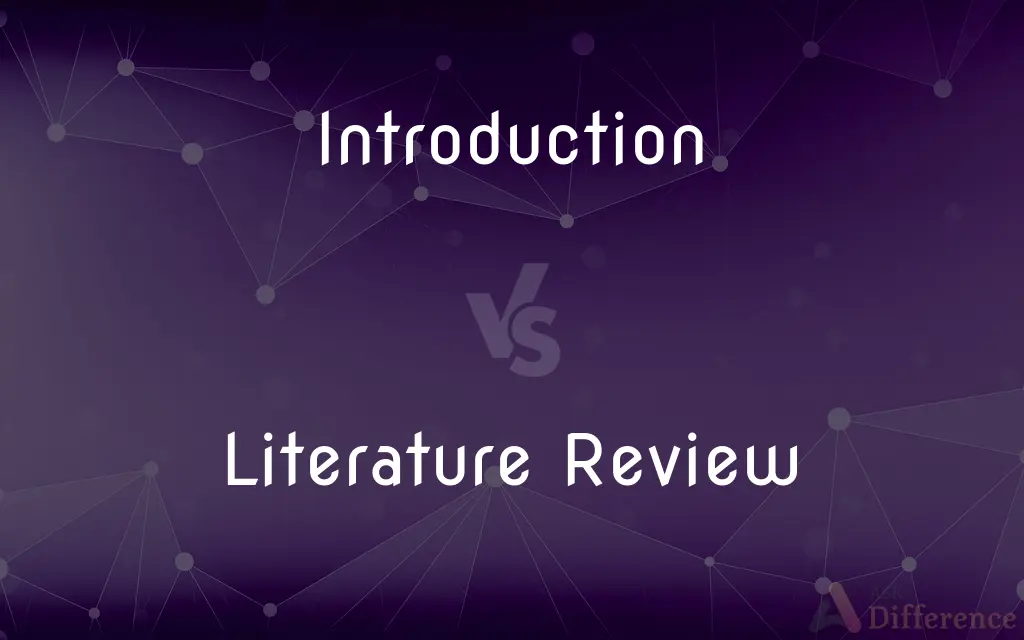 Introduction vs. Literature Review — What's the Difference?
