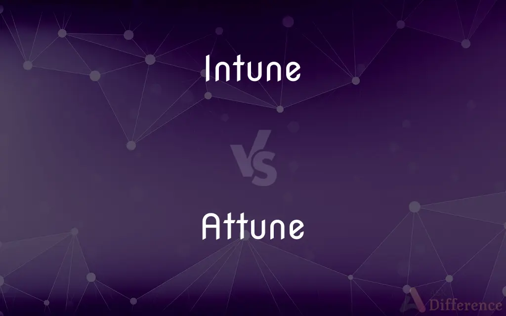 Intune vs. Attune — Which is Correct Spelling?