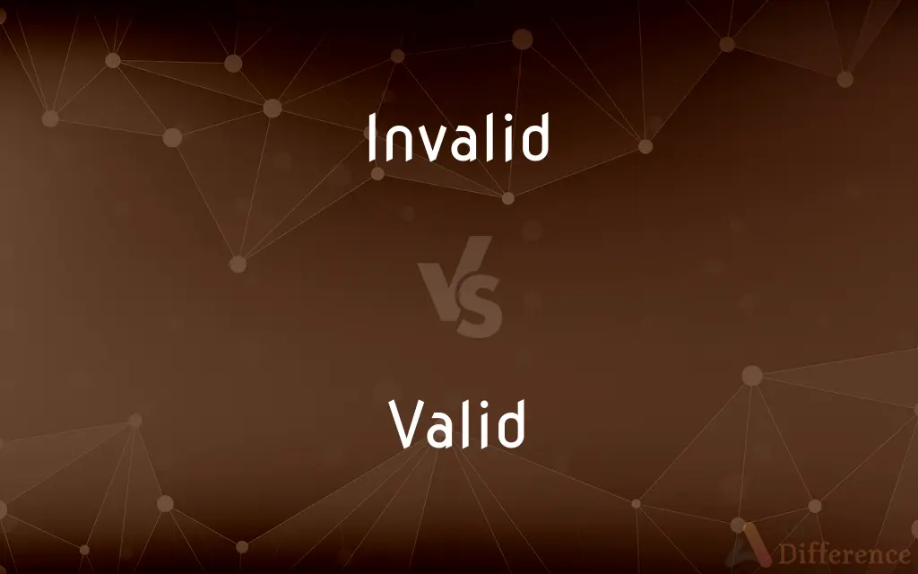 Invalid vs. Valid — What's the Difference?