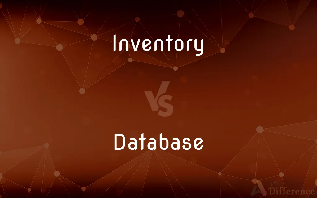 Inventory vs. Database — What's the Difference?