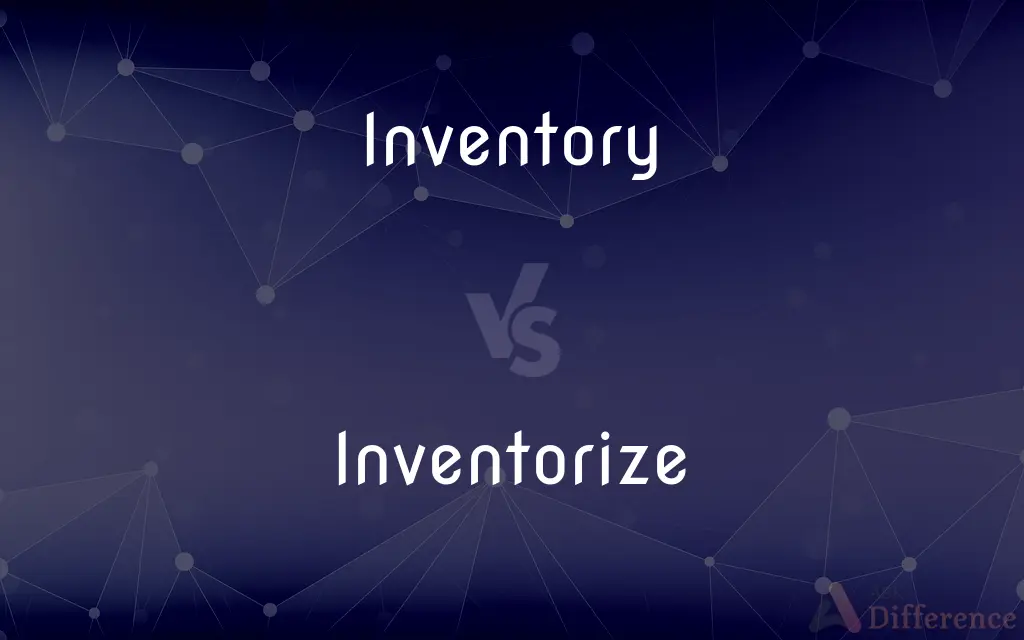 Inventory vs. Inventorize — Which is Correct Spelling?