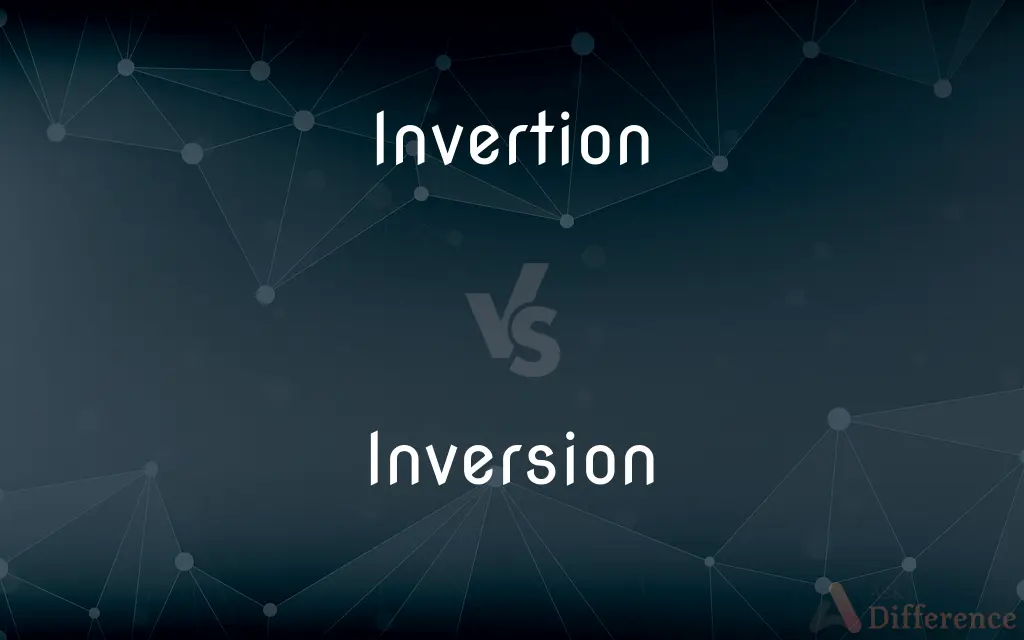 Invertion vs. Inversion — Which is Correct Spelling?