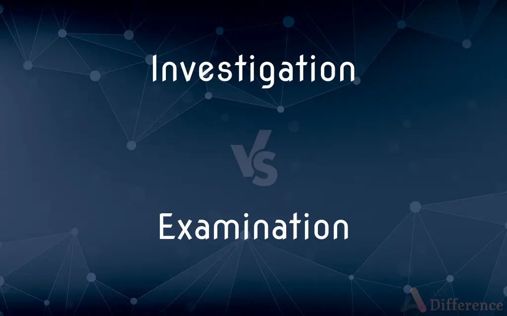 Investigation vs. Examination — What's the Difference?
