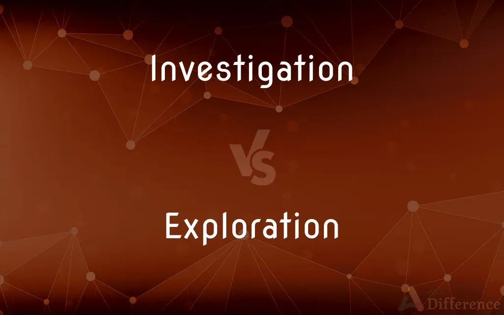 Investigation vs. Exploration — What's the Difference?