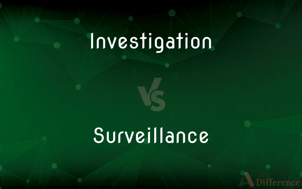 Investigation vs. Surveillance — What's the Difference?