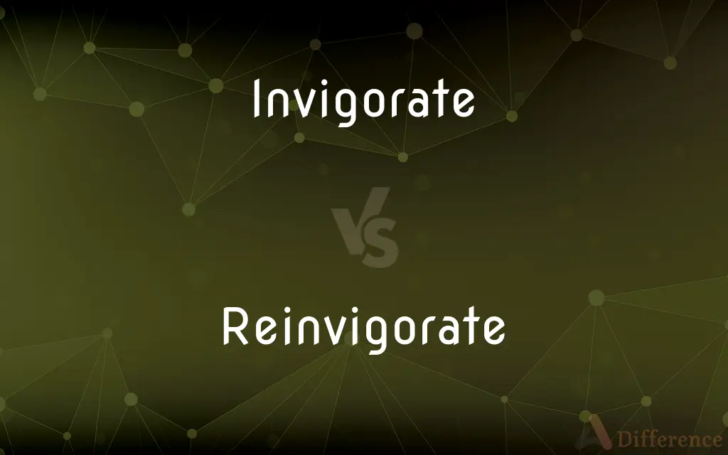 Invigorate vs. Reinvigorate — What's the Difference?
