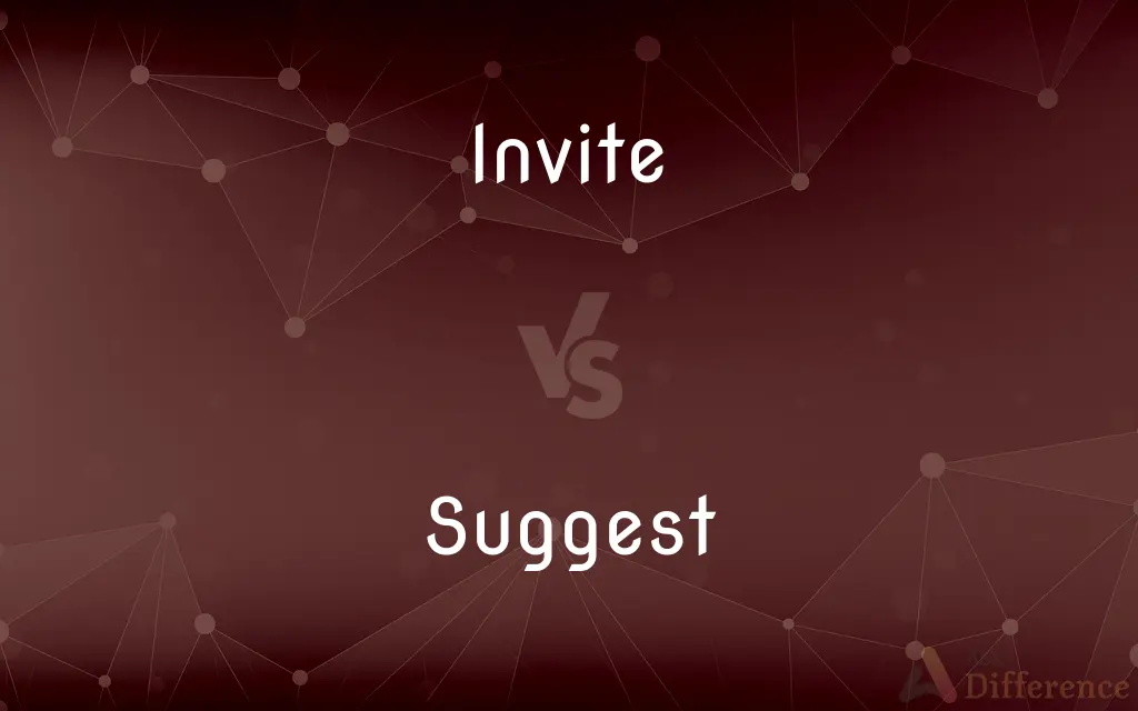 Invite vs. Suggest — What's the Difference?