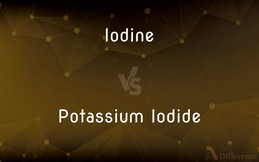 Iodine vs. Potassium Iodide — What's the Difference?