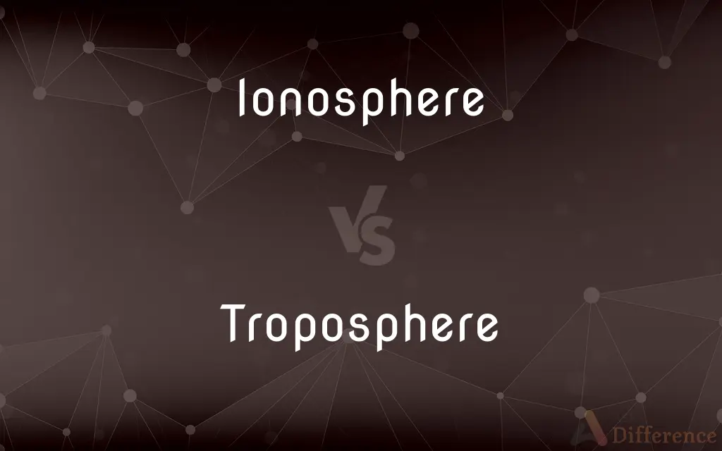 Ionosphere vs. Troposphere — What's the Difference?