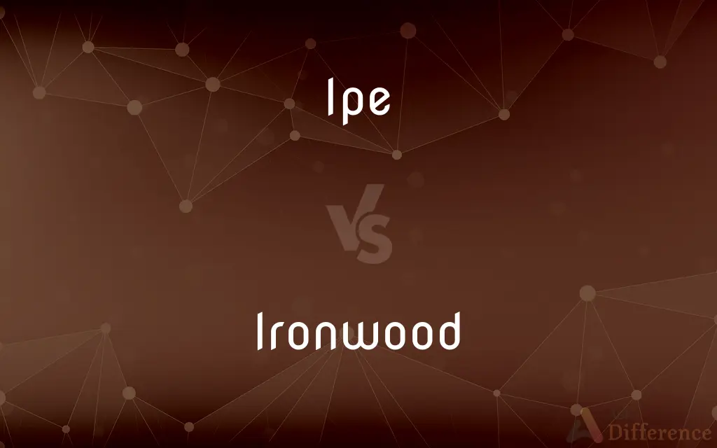 Ipe vs. Ironwood — What's the Difference?