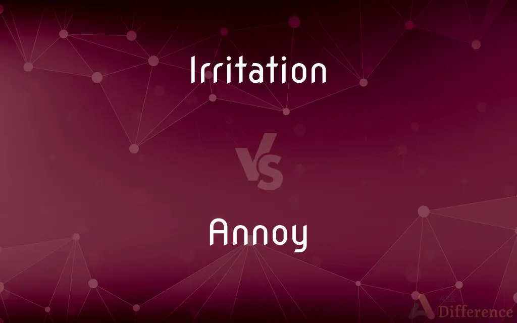 Irritation vs. Annoy — What's the Difference?