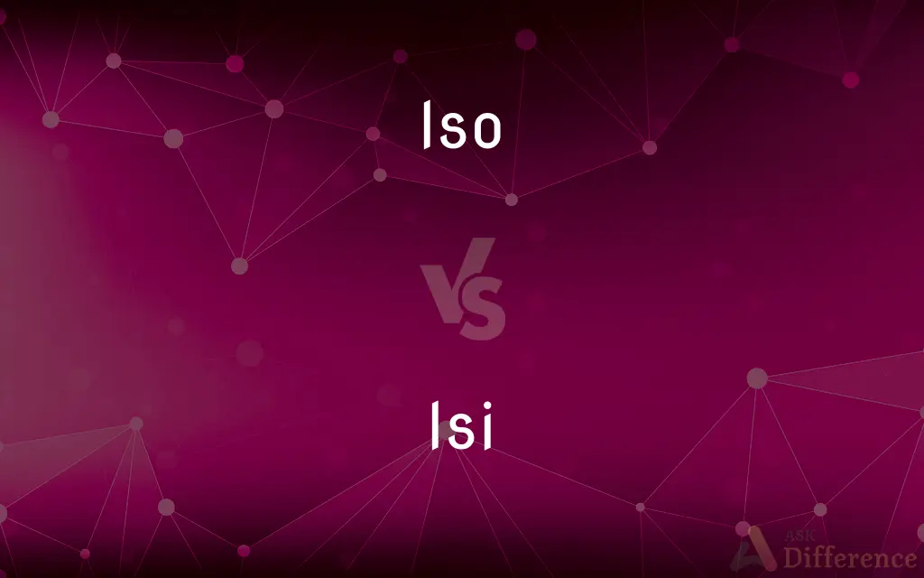 ISO vs. ISI — What's the Difference?