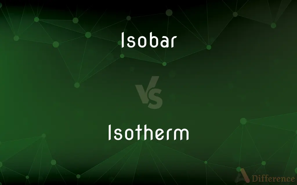 Isobar vs. Isotherm — What's the Difference?