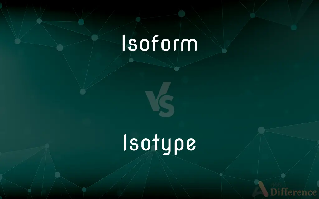 Isoform vs. Isotype — What's the Difference?
