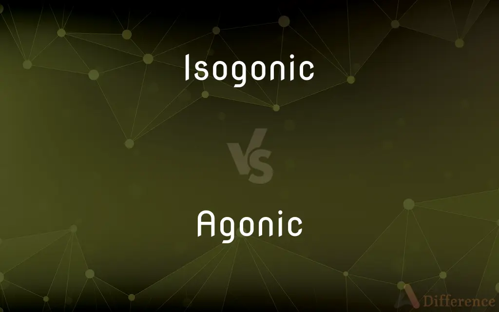 Isogonic vs. Agonic — What's the Difference?