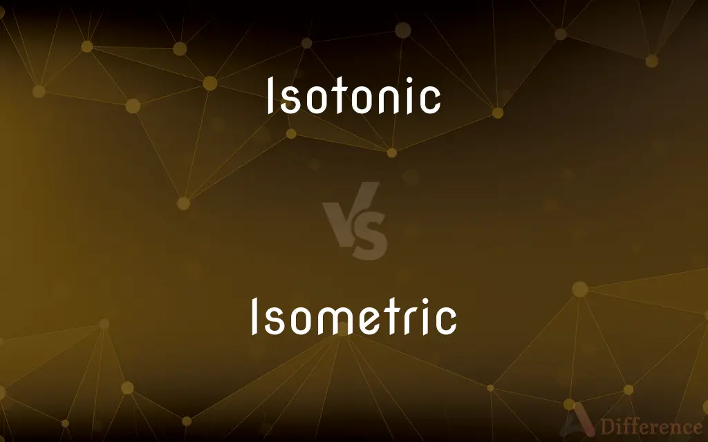 Isotonic vs. Isometric — What's the Difference?