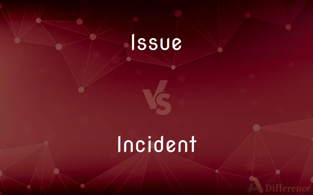 Issue vs. Incident — What's the Difference?