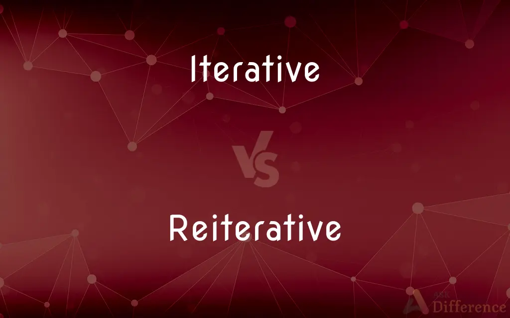 Iterative vs. Reiterative — What's the Difference?