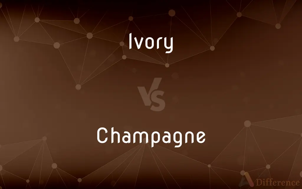 Ivory vs. Champagne — What's the Difference?