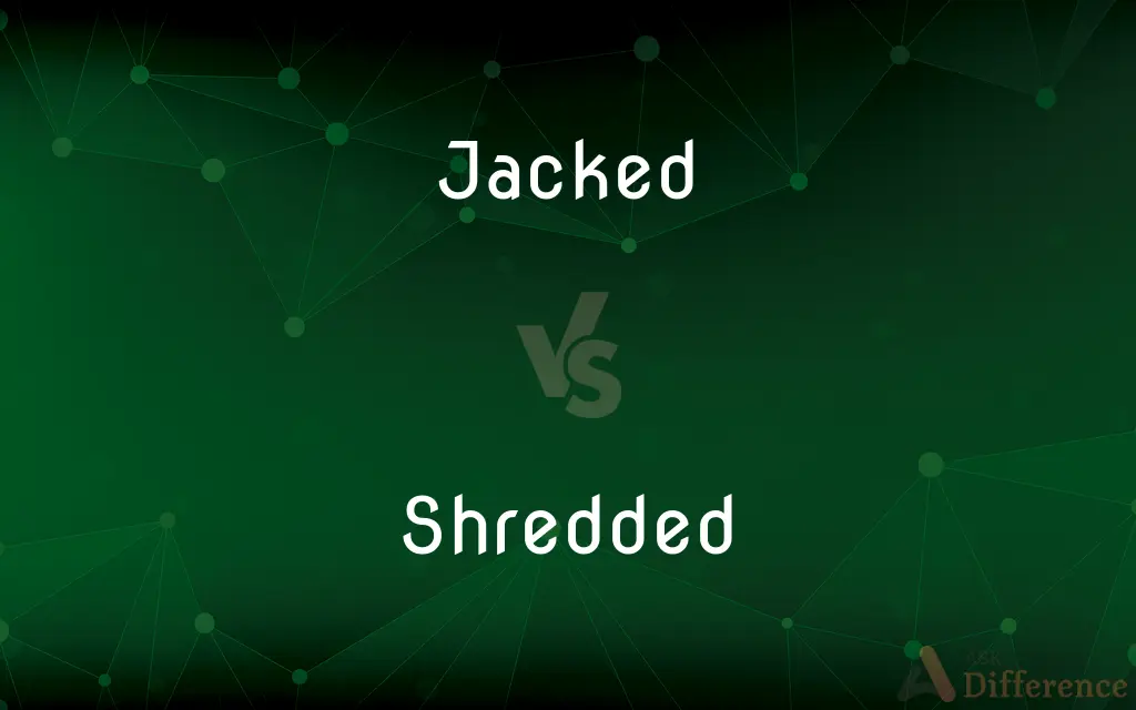 Jacked vs. Shredded — What's the Difference?