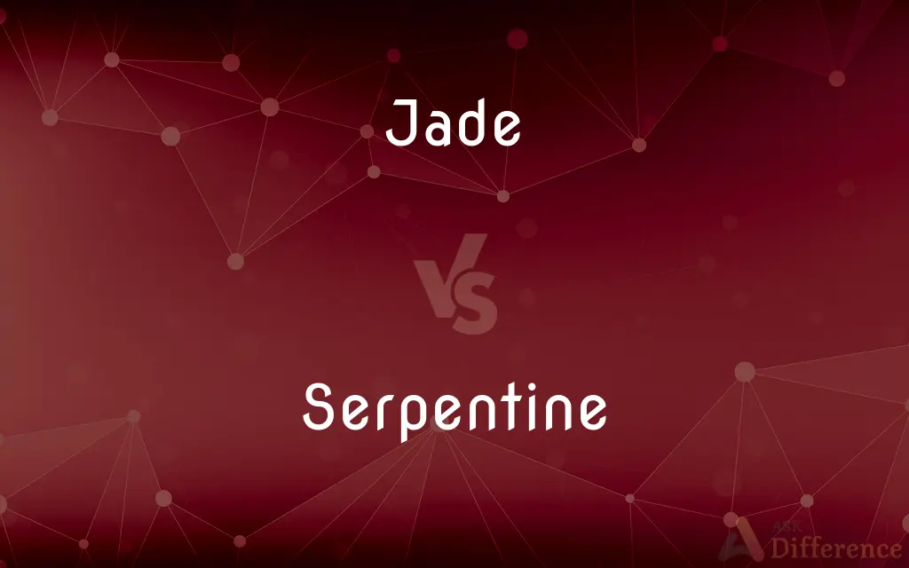 Jade vs. Serpentine — What's the Difference?