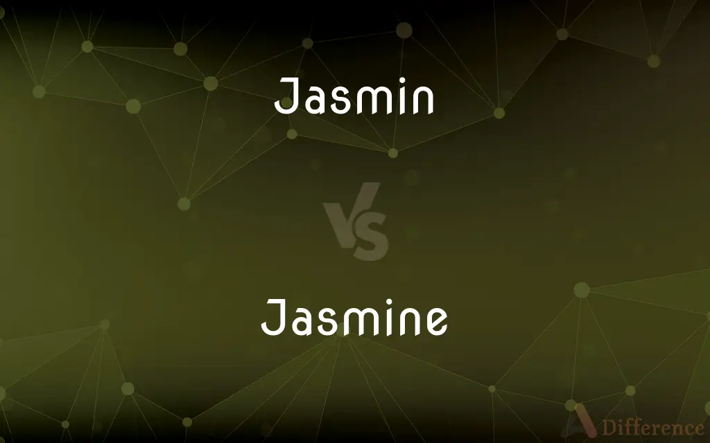 Jasmin vs. Jasmine — What's the Difference?