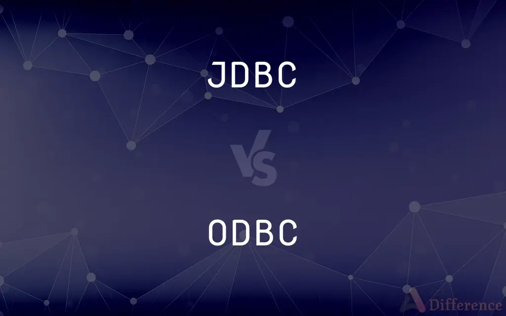 JDBC vs. ODBC — What's the Difference?