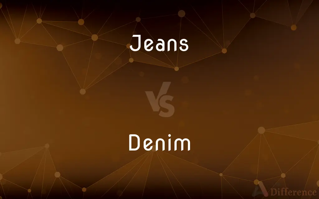 Jeans vs. Denim — What's the Difference?