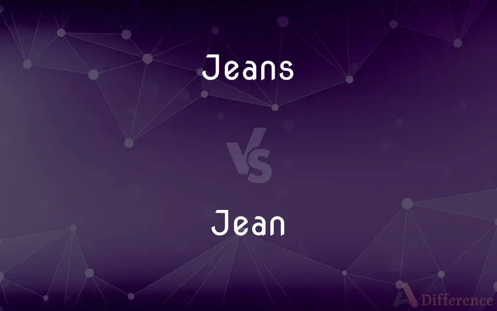Jeans vs. Jean — What's the Difference?