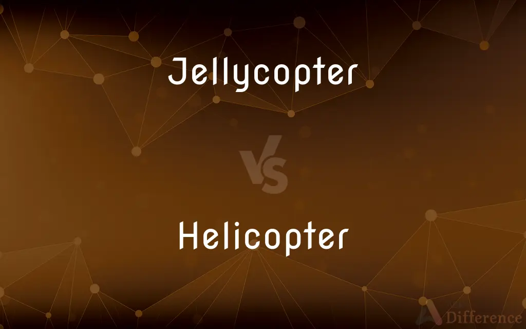 Jellycopter vs. Helicopter — What's the Difference?