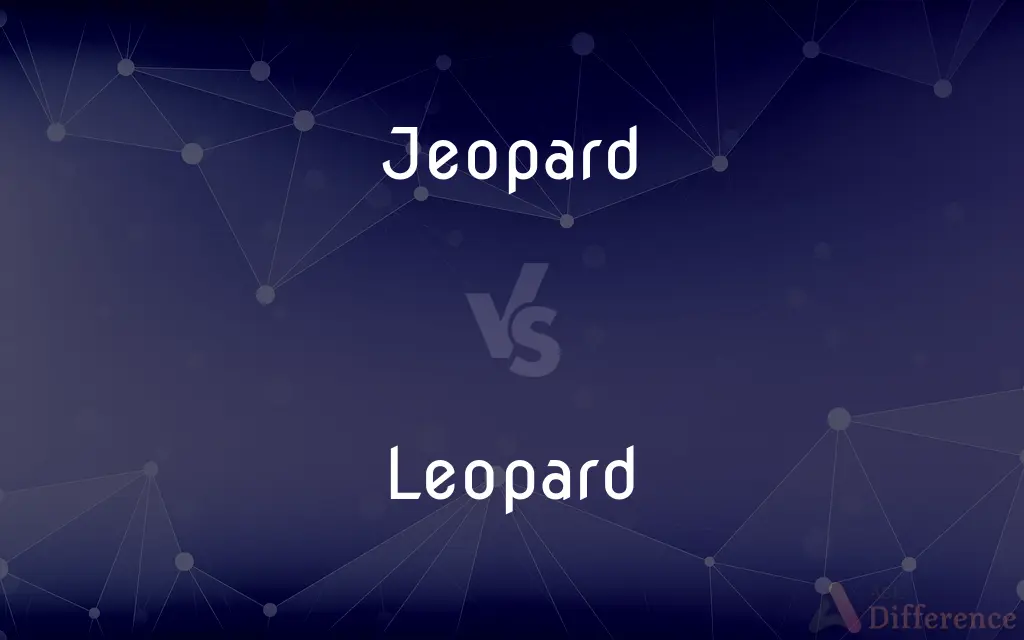 Jeopard vs. Leopard — What's the Difference?