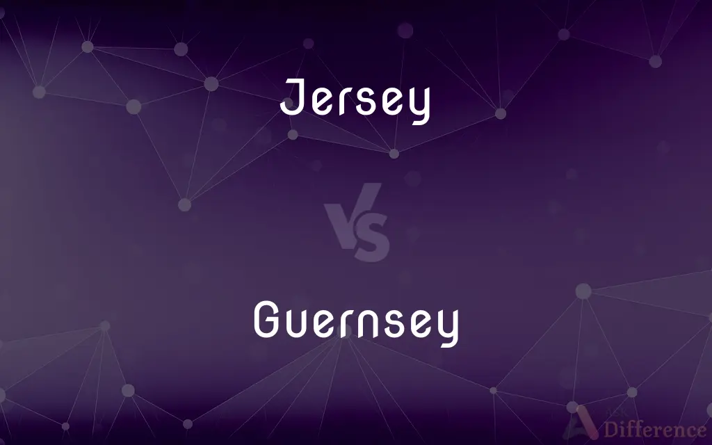 Jersey vs. Guernsey — What's the Difference?