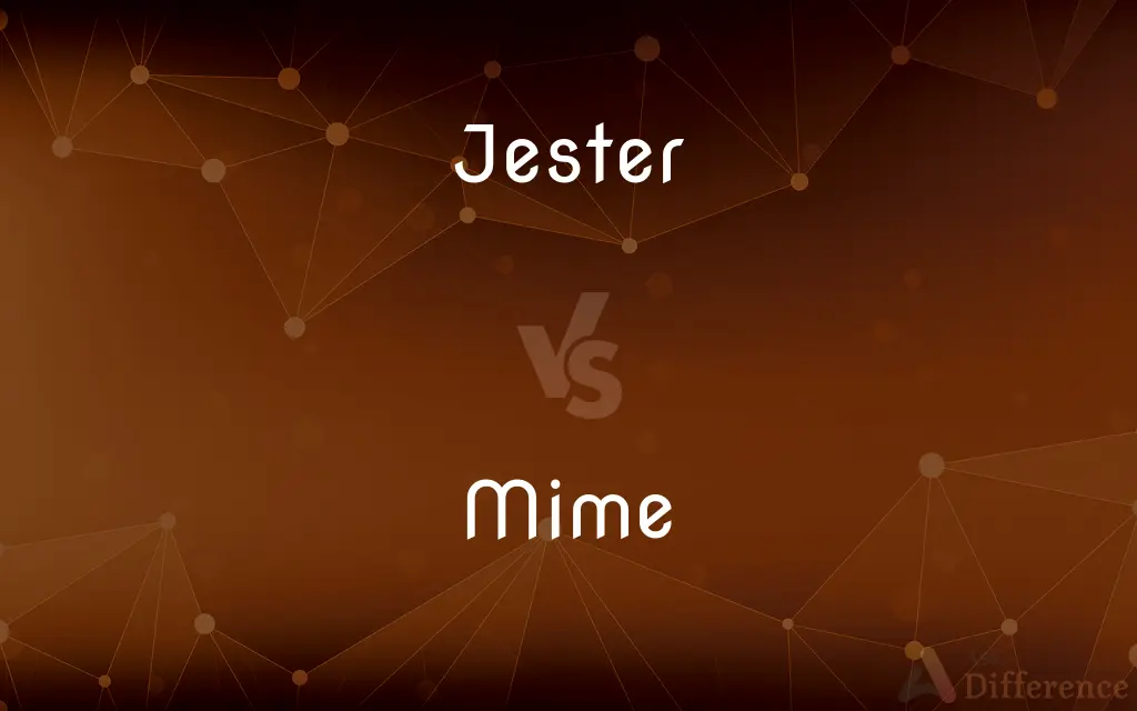Jester vs. Mime — What's the Difference?
