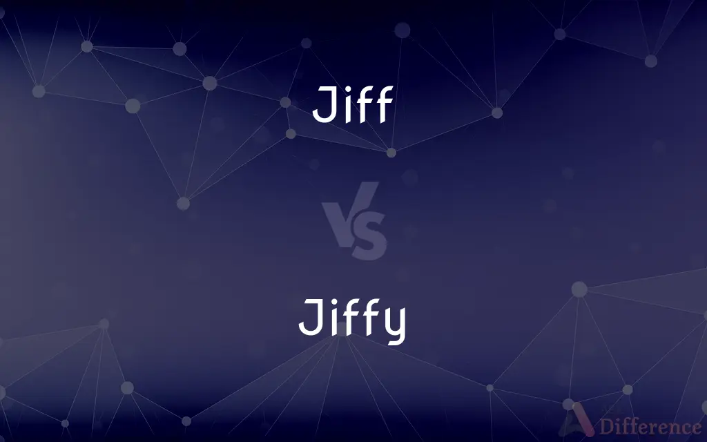Jiff vs. Jiffy — What's the Difference?