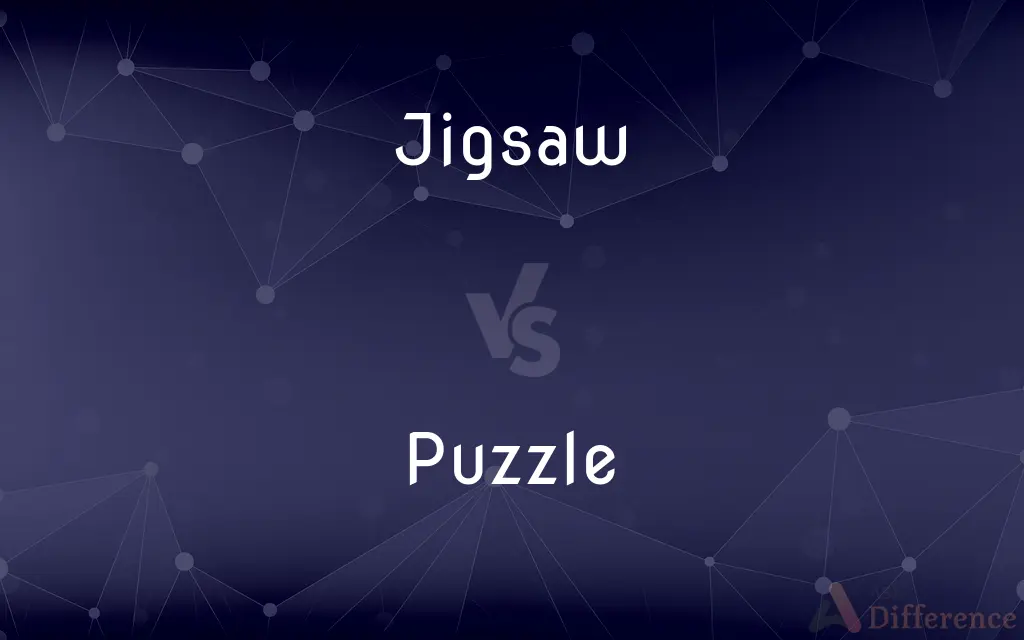 Jigsaw vs. Puzzle — What's the Difference?