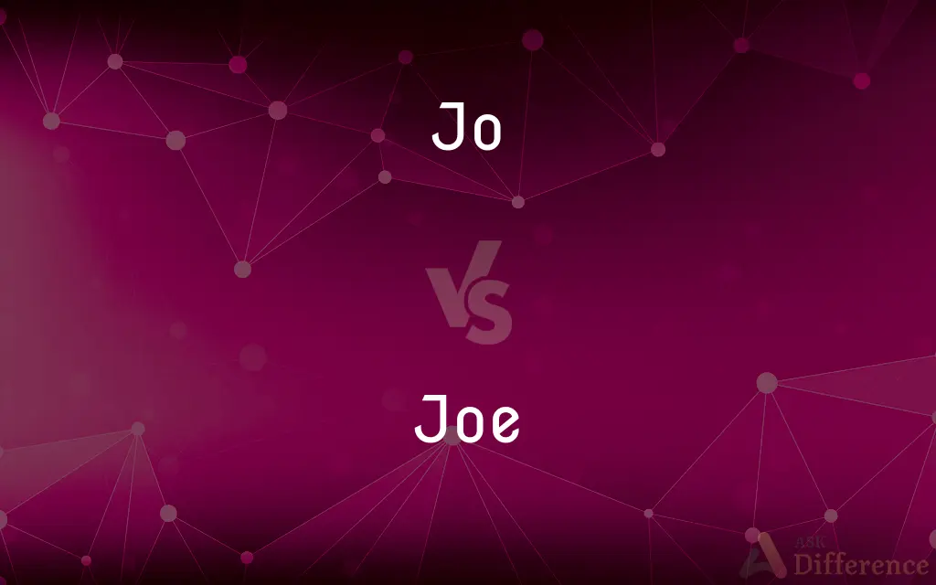 Jo vs. Joe — What's the Difference?