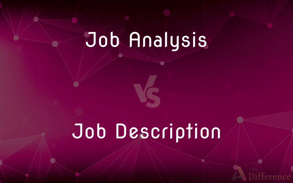 Job Analysis vs. Job Description — What's the Difference?